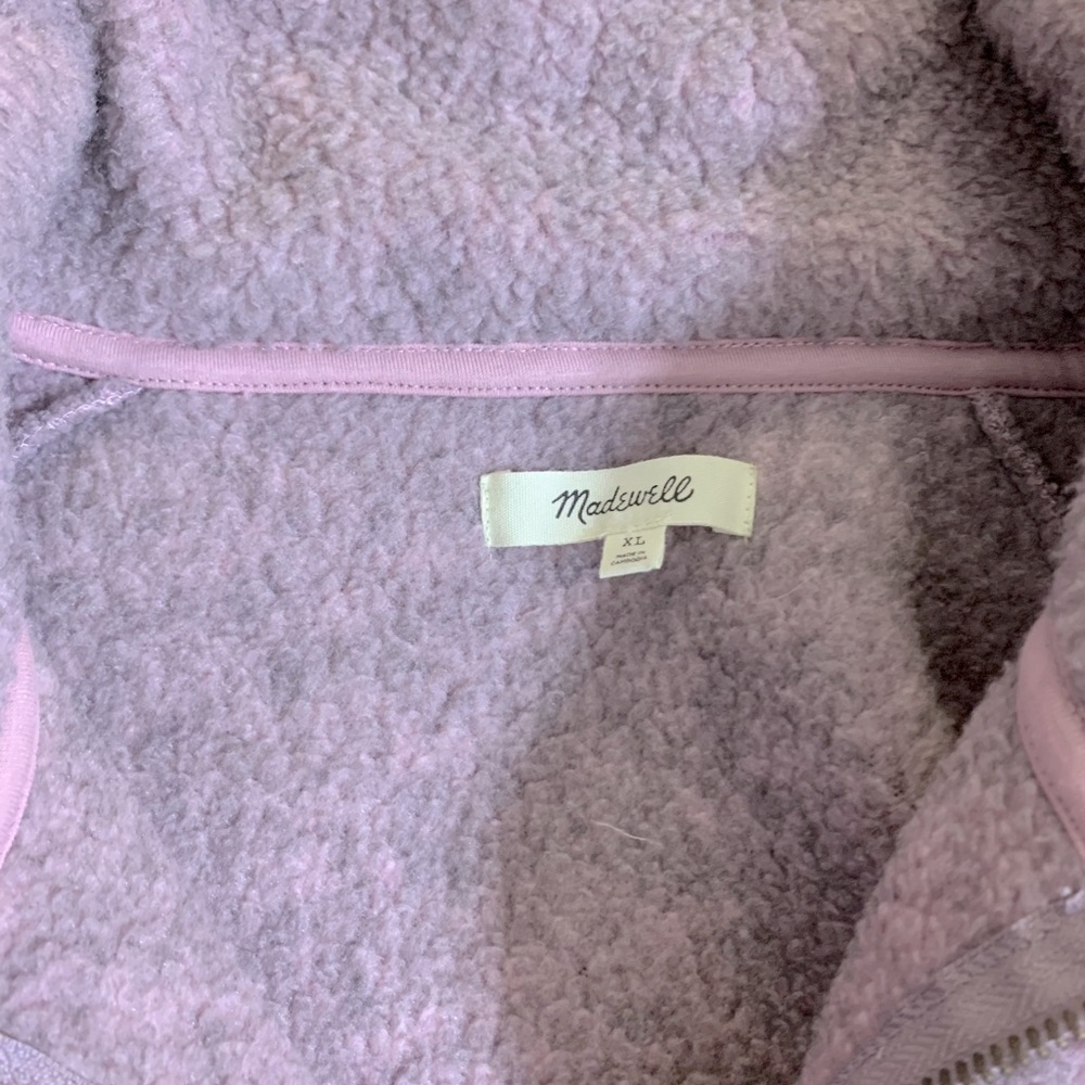 Madewell half zip up sweater